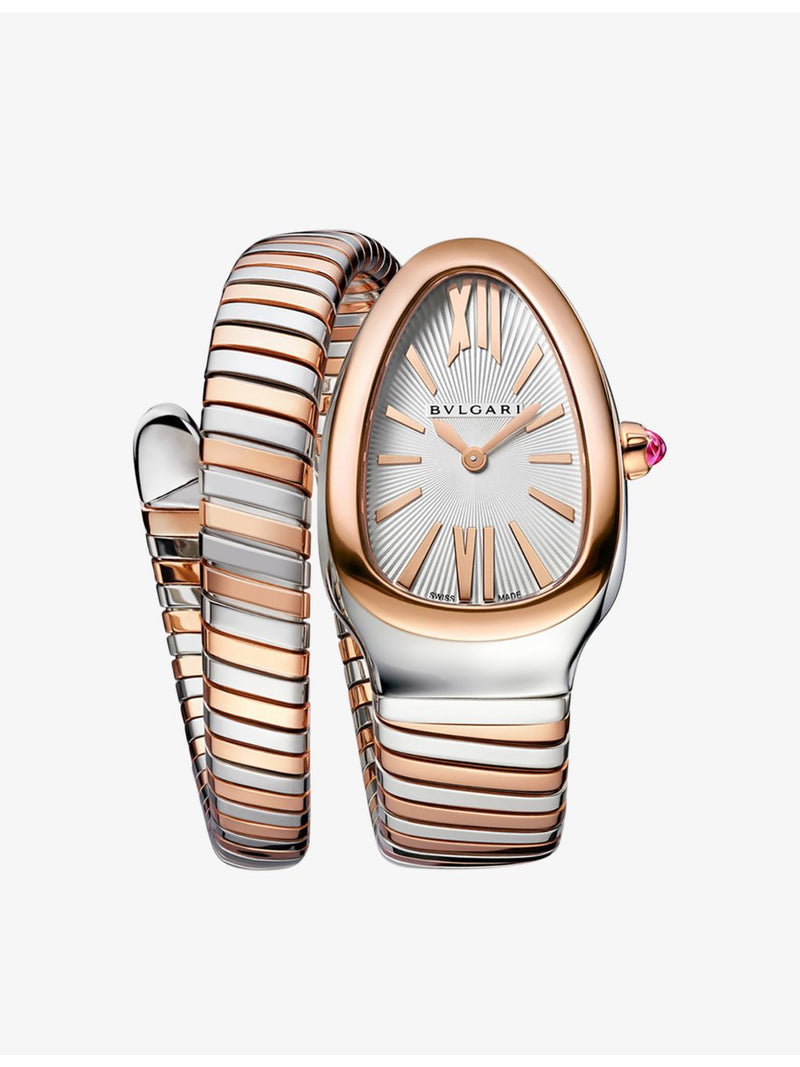 Bvlgari Serpenti Tubogas 35mm rose gold watch, imported from the UK