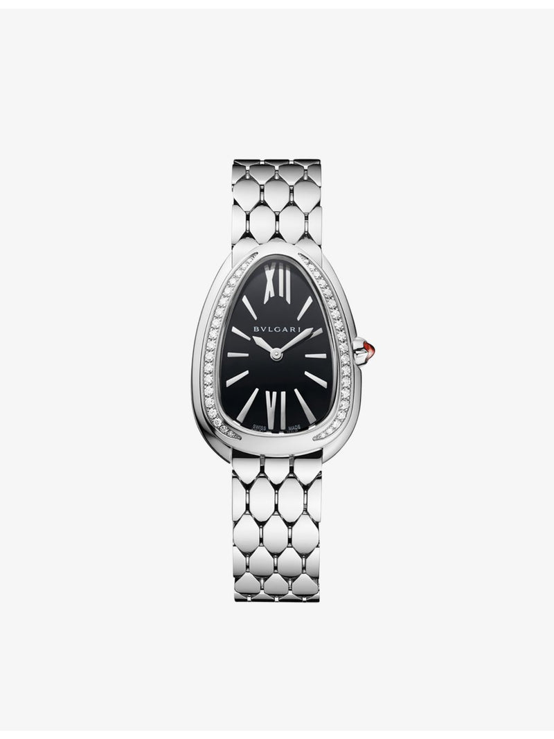 Bvlgari Serpenti Seduttori stainless steel watch 33mm (British brand)