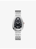 Bvlgari Serpenti Seduttori stainless steel watch 33mm (British brand)