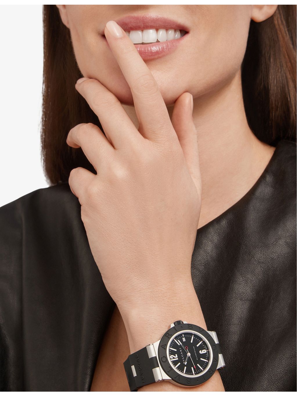 Bvlgari aluminium titanium automatic watch 40mm - British product