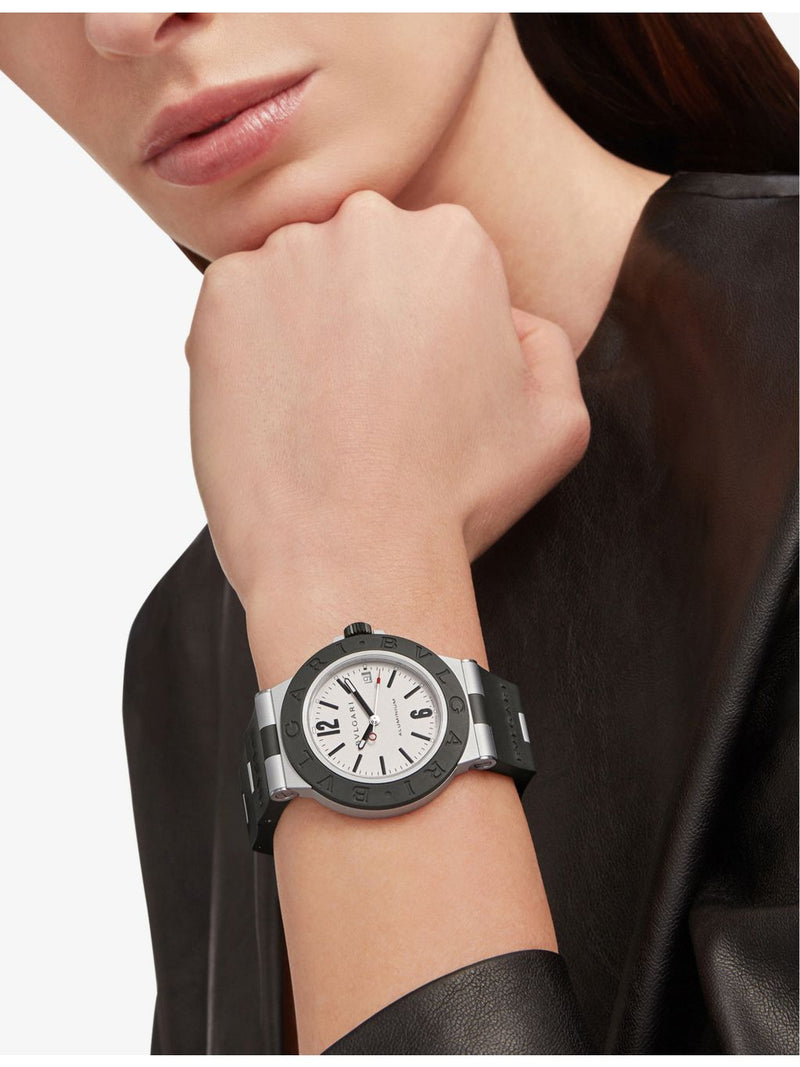 Bvlgari aluminium titanium automatic watch 40mm - British product