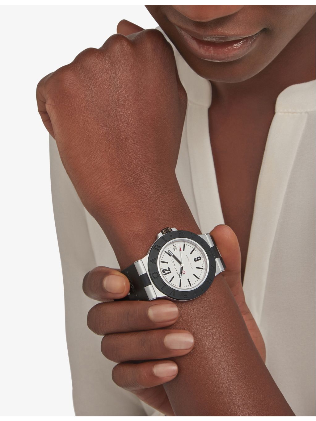 Bvlgari aluminium titanium automatic watch 40mm - British product