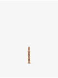 Bvlgari Serpenti Viper 18ct rose gold diamond ring 0.45ct, UK version