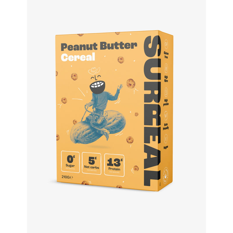 Surreal peanut butter cereal 240g, imported from the UK