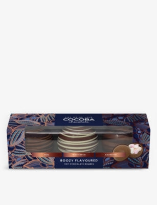 Cocoba boozy hot chocolate bombes trio 150g - British product