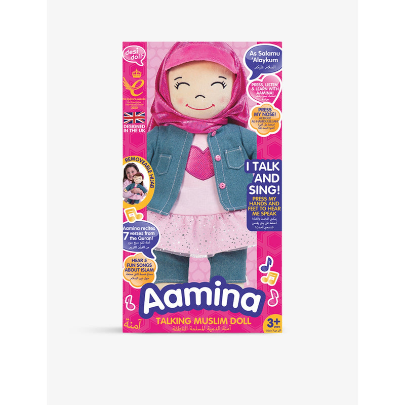 Desi Dolls Aamina interactive soft toy 40cm - British product