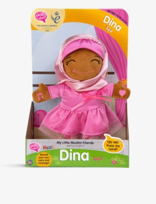 Desi Dolls Dina interactive soft toy 29cm, UK version