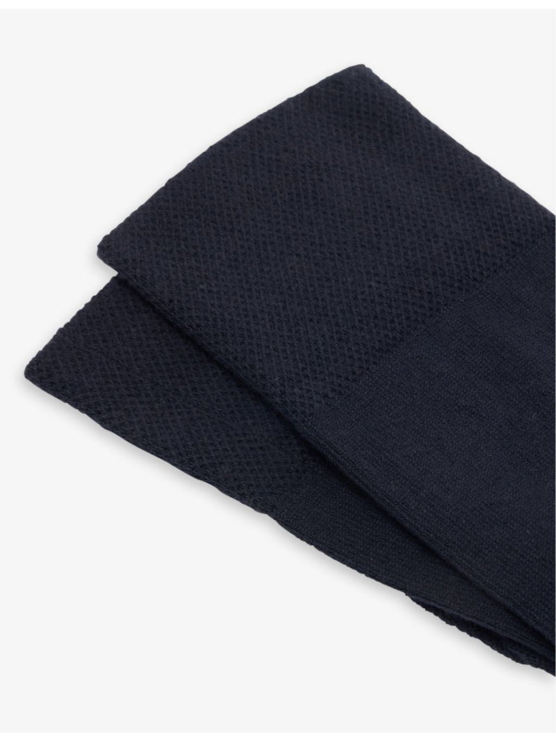 FALKE Sensitive London textured stretch-cotton socks, imported from the UK