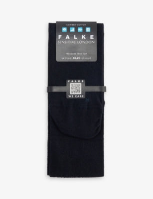 FALKE Sensitive London Textured Stretch-Cotton Socks