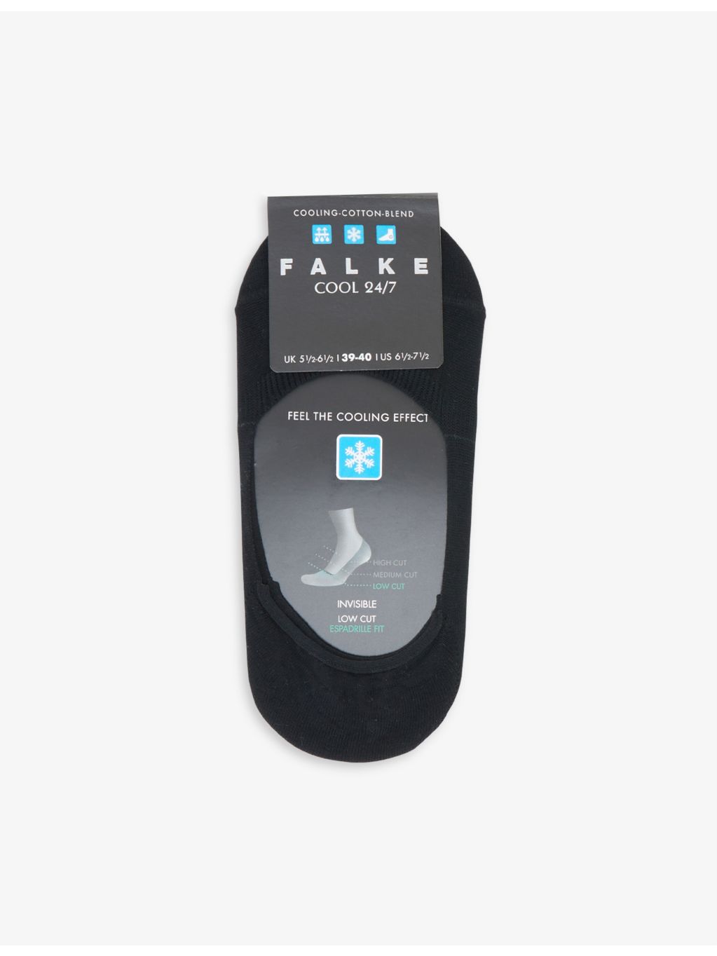 Falke Cool 24/7 stretch-cotton blend socks, UK version