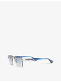 DITA square-frame metal sunglasses D4000423 (British brand)