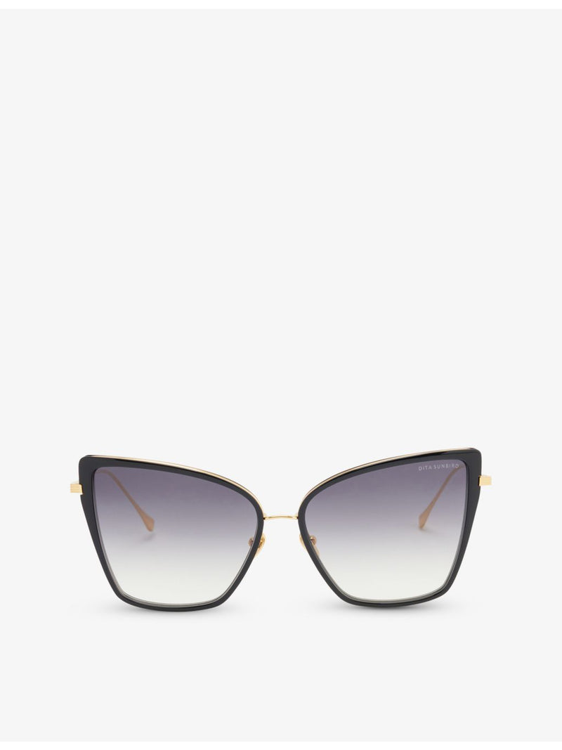 DITA Sunbird butterfly-frame acetate sunglasses 14.5cm, imported from the UK