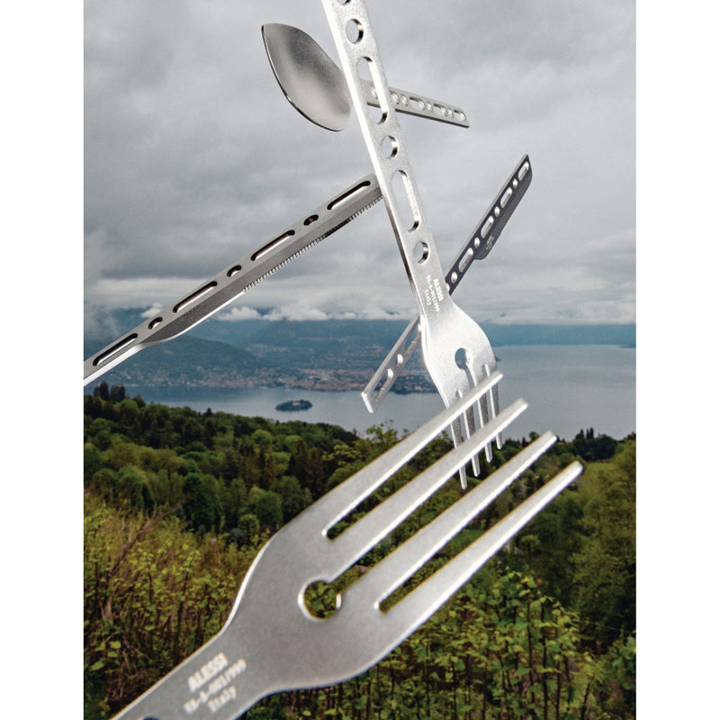 Alessi Virgil Abloh limited edition 3-piece cutlery set, imported from the UK