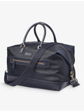 Aspinal of London logo-embellished woven duffle bag - British product