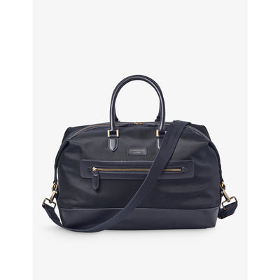 selfridges Aspinal of London Logo-Embellished Woven Duffle Bag, 25cm x 43cm x 23cm- Buy online at McGrocer