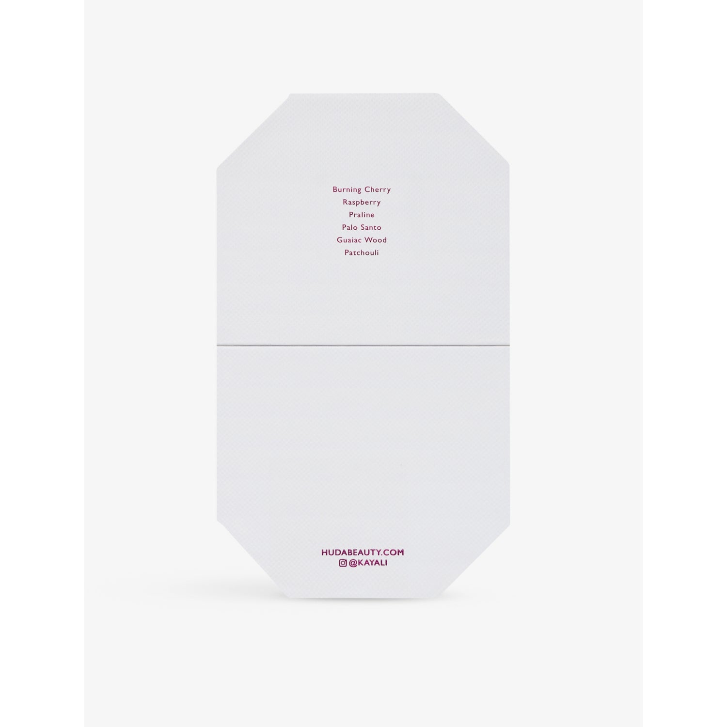 Kayali Lovefest Burning Cherry 48 eau de parfum, imported from the UK