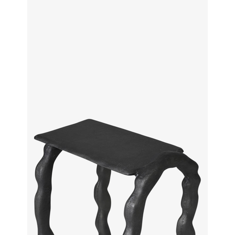 ferm LIVING Rotben aluminium side table 54cm (British brand)
