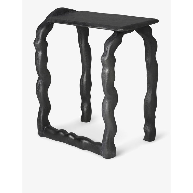 ferm LIVING Rotben aluminium side table 54cm (British brand)