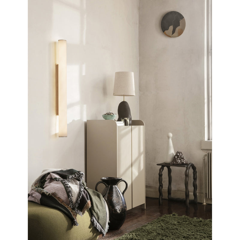 ferm LIVING Rotben aluminium side table 54cm (British brand)
