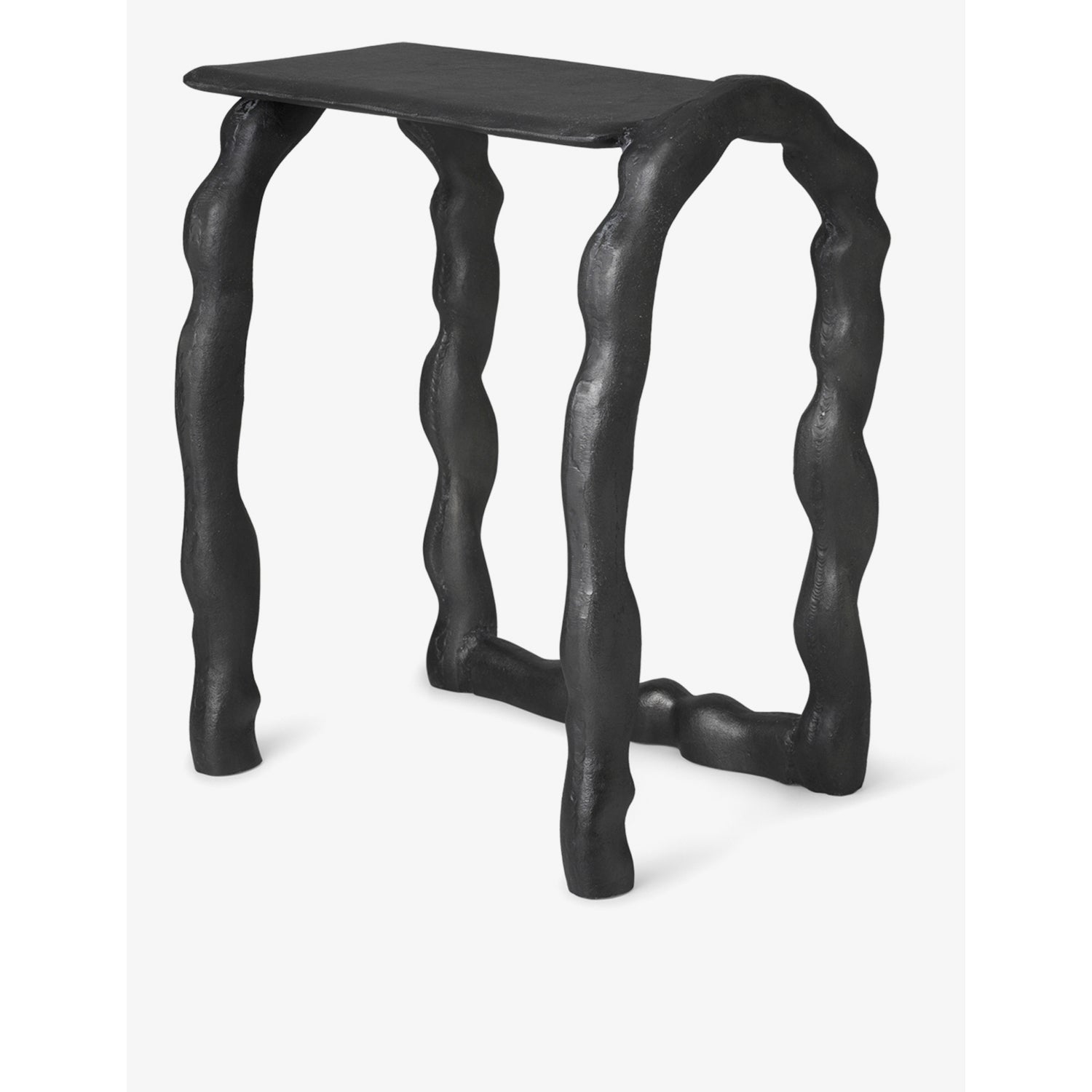 ferm LIVING Rotben aluminium side table 54cm (British brand)