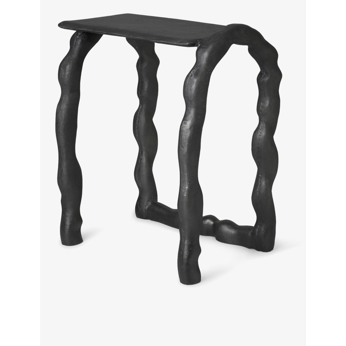 ferm LIVING Rotben aluminium side table 54cm (British brand)