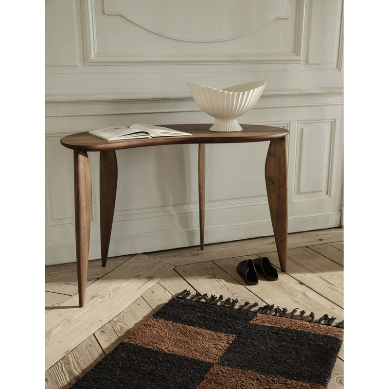 Ferm Living pleated stoneware centrepiece 24cm (British brand)
