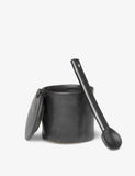 Ferm Living Flow porcelain jar with spoon 8cm (British brand)
