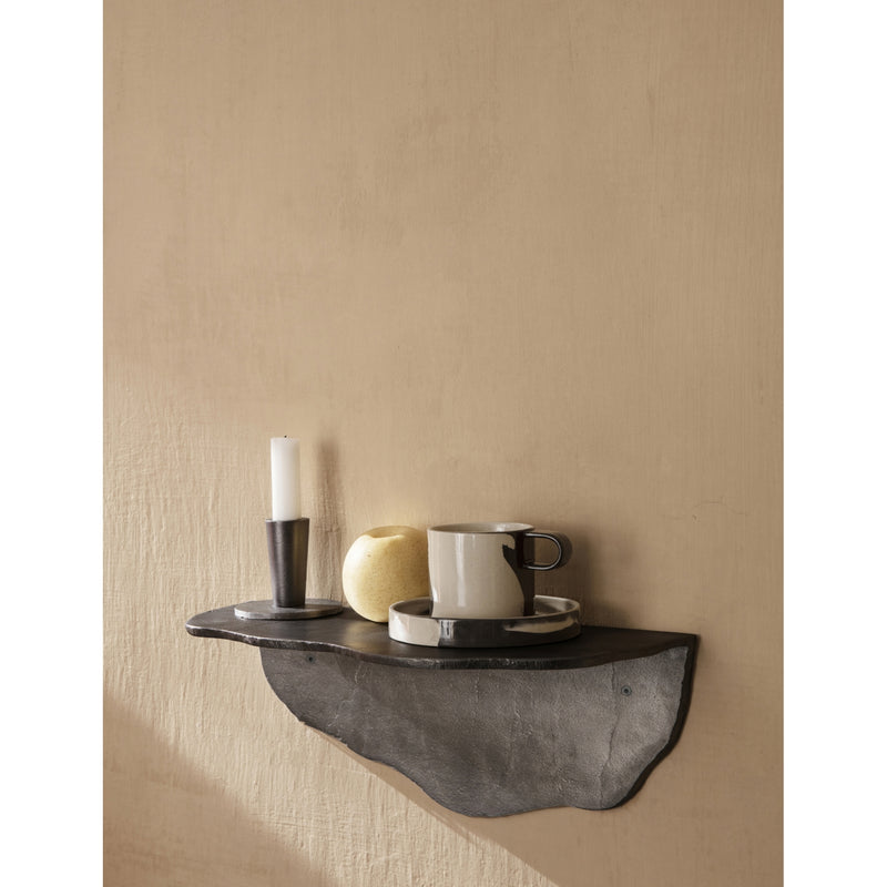 Ferm Living stoneware cup and saucer contrast-print 200ml, UK version