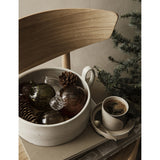 Ferm Living stoneware cup and saucer contrast-print 200ml, UK version