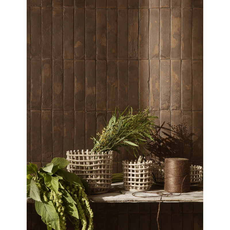 Ferm Living ceramic basket cashmere 24cm (British brand)