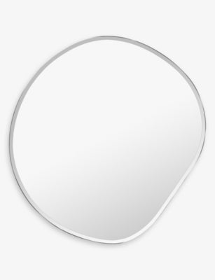 ferm LIVING Pond chrome-plated zinc mirror 94cm, UK version