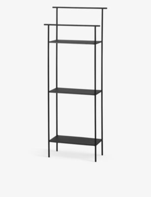 Ferm Living Dora stainless-steel shelving unit 79.2cm, imported from the UK