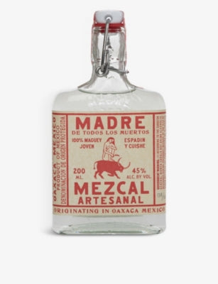 Madre Ensemble mezcal 200ml bottle, imported from the UK