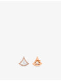 Bvlgari Divas Dream earrings in rose gold with diamonds - British product