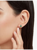 Bvlgari Divas' Dream 18ct rose-gold diamond malachite earrings - British product