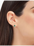 Bvlgari Divas' Dream 18ct rose-gold diamond malachite earrings - British product