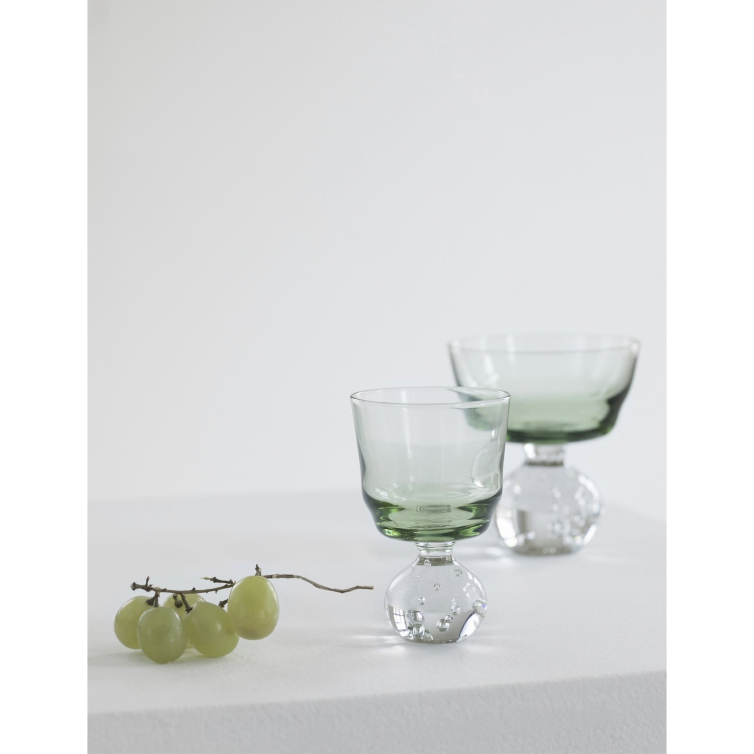 Serax Eternal Snow small stem glass 9.5cm - British product