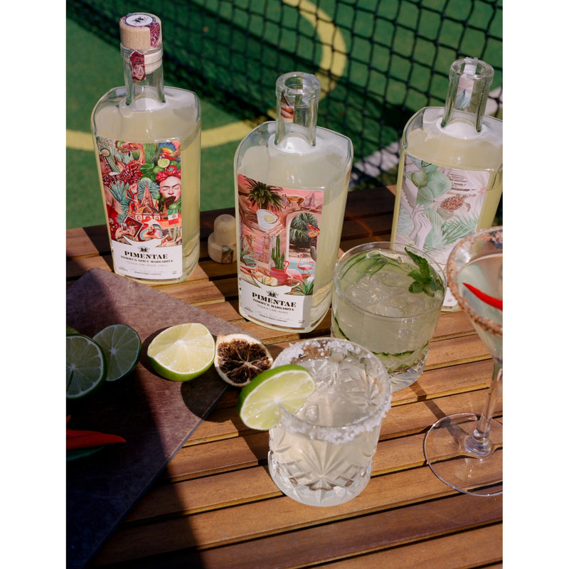 Pimentae Cucumber and Elderflower Eclipse pre-made cocktail 500ml, imported from the UK