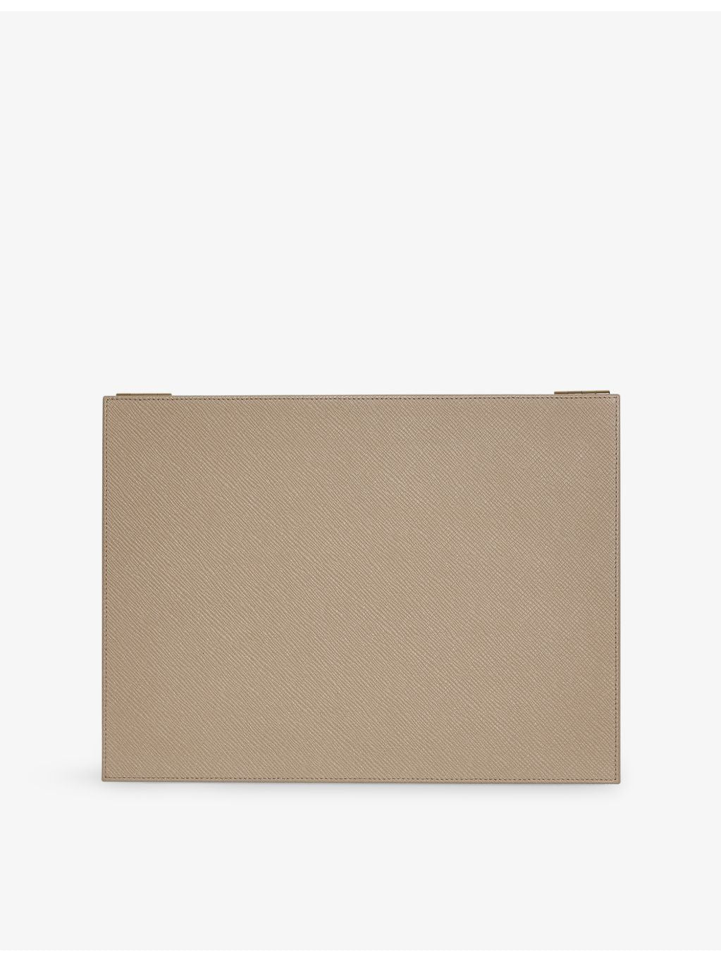 Smythson Panama three-drawer cross-grain leather jewellery box (British brand)