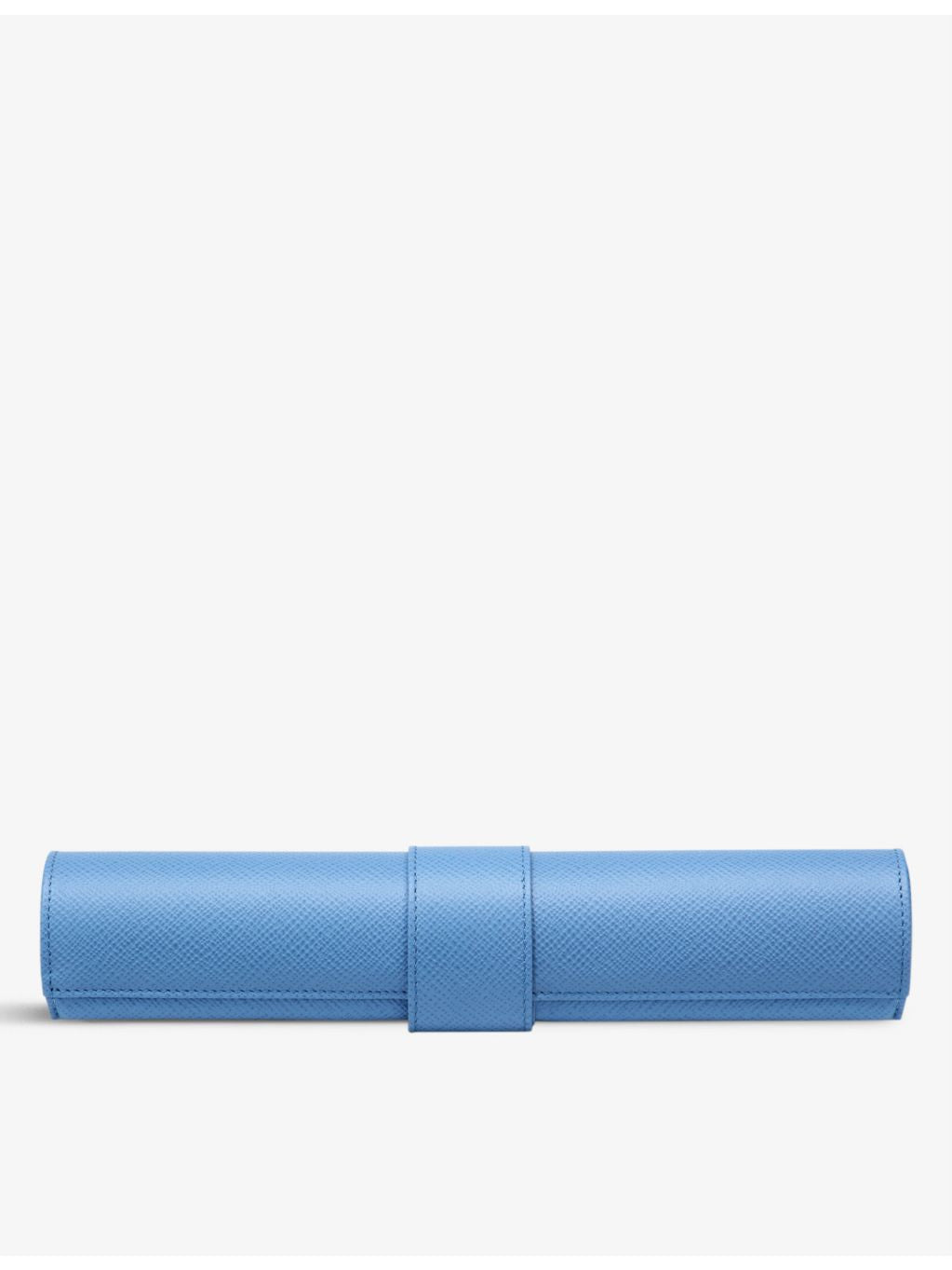 Smythson cross-grained leather backgammon roll 39cm, UK version