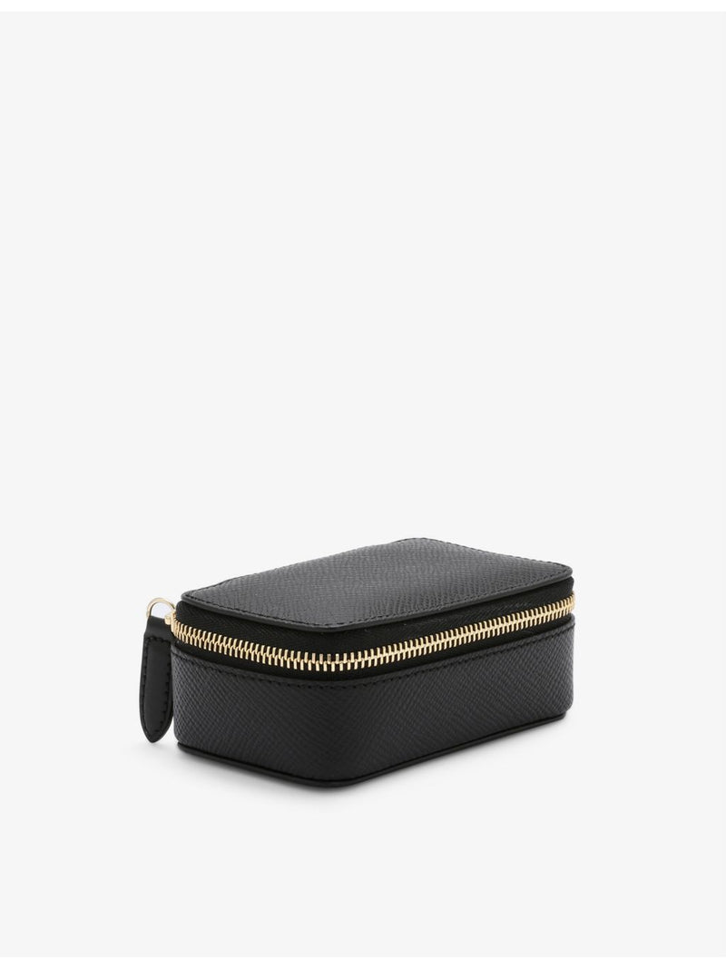 Smythson leather trinket case with suede interior - British product