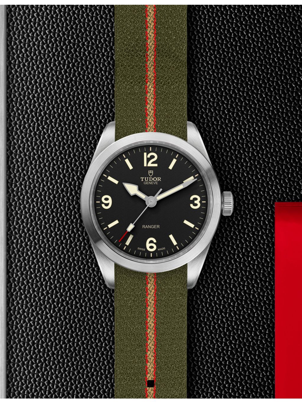 Tudor Ranger automatic watch 39mm stainless steel and textile strap, UK version