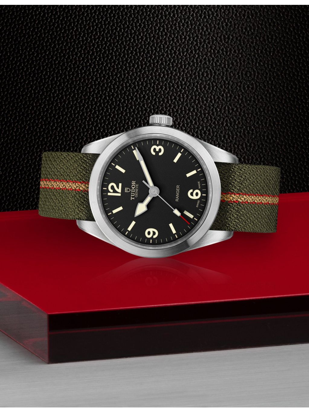 Tudor Ranger automatic watch 39mm stainless steel and textile strap, UK version