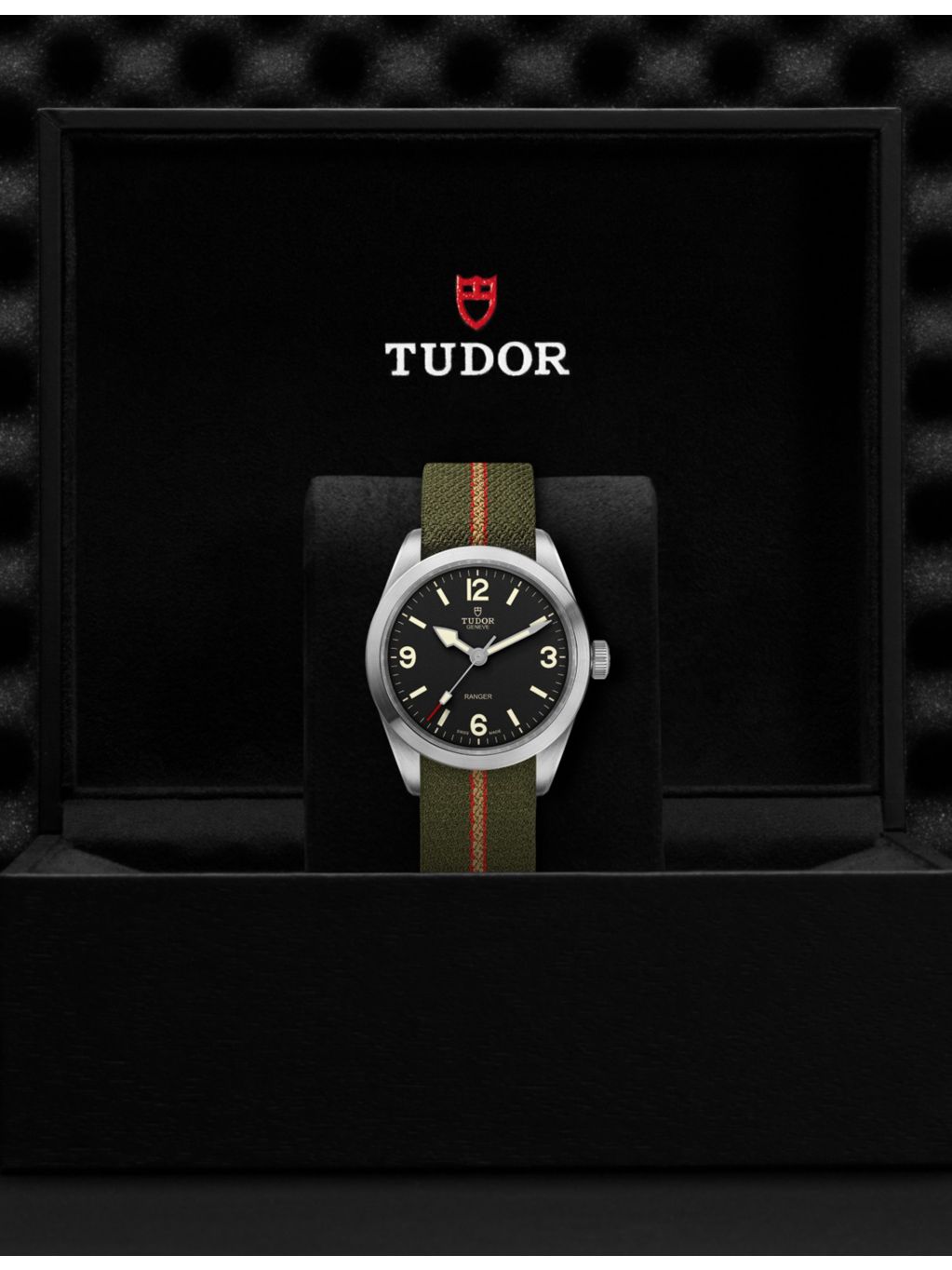 Tudor Ranger automatic watch 39mm stainless steel and textile strap, UK version