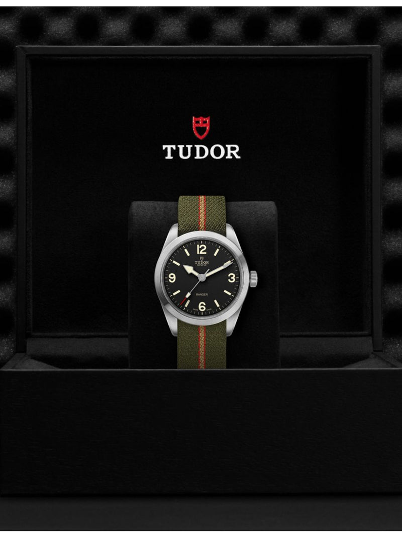 Tudor Ranger automatic watch 39mm stainless steel and textile strap, UK version