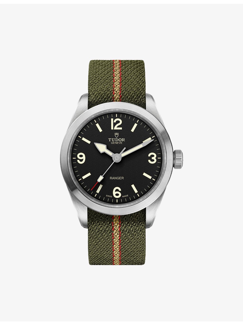 Tudor Ranger automatic watch 39mm stainless steel and textile strap, UK version