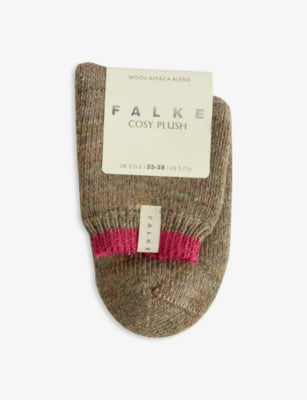 FALKE Cosy Plush Cushioned Stretch-Knit Socks