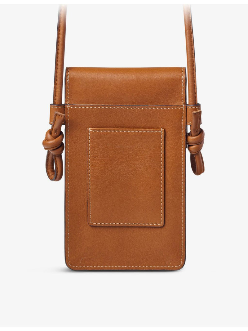Aspinal of London Ella leather cross-body phone case, imported from the UK