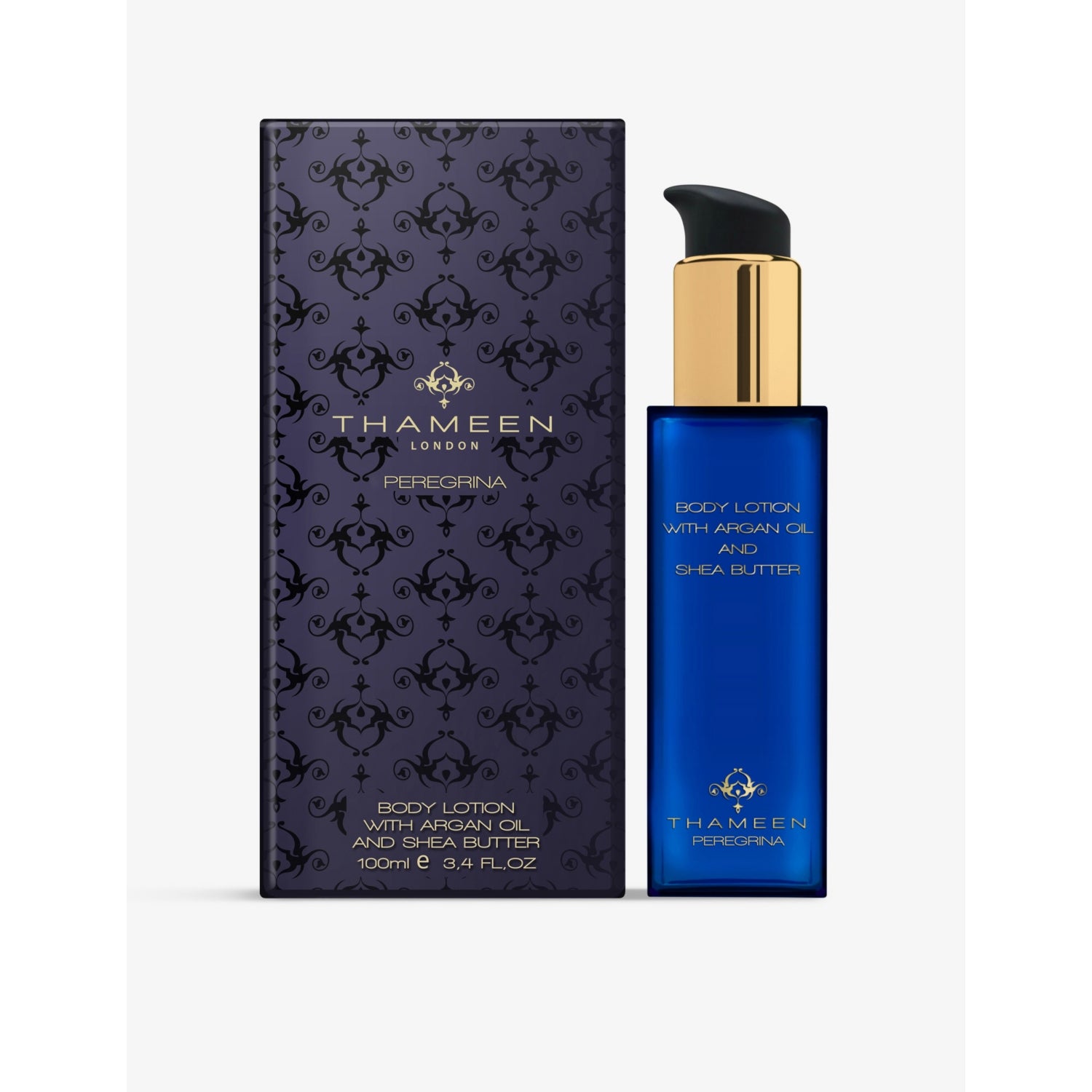 Thameen Peregrina body lotion 100ml bottle, UK version