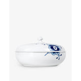 Royal Copenhagen Blue Fluted Mega porcelain bowl with lid 22.5cm (British brand)